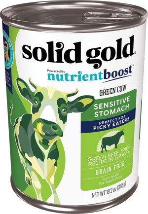 Solid Gold® Relaunches Fan-Favorite 'Green Cow' Wet Dog Food, Now With Nutrientboost™