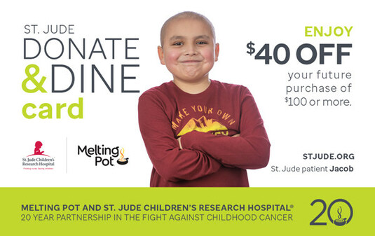 Donate And Dine Offer Through St Jude