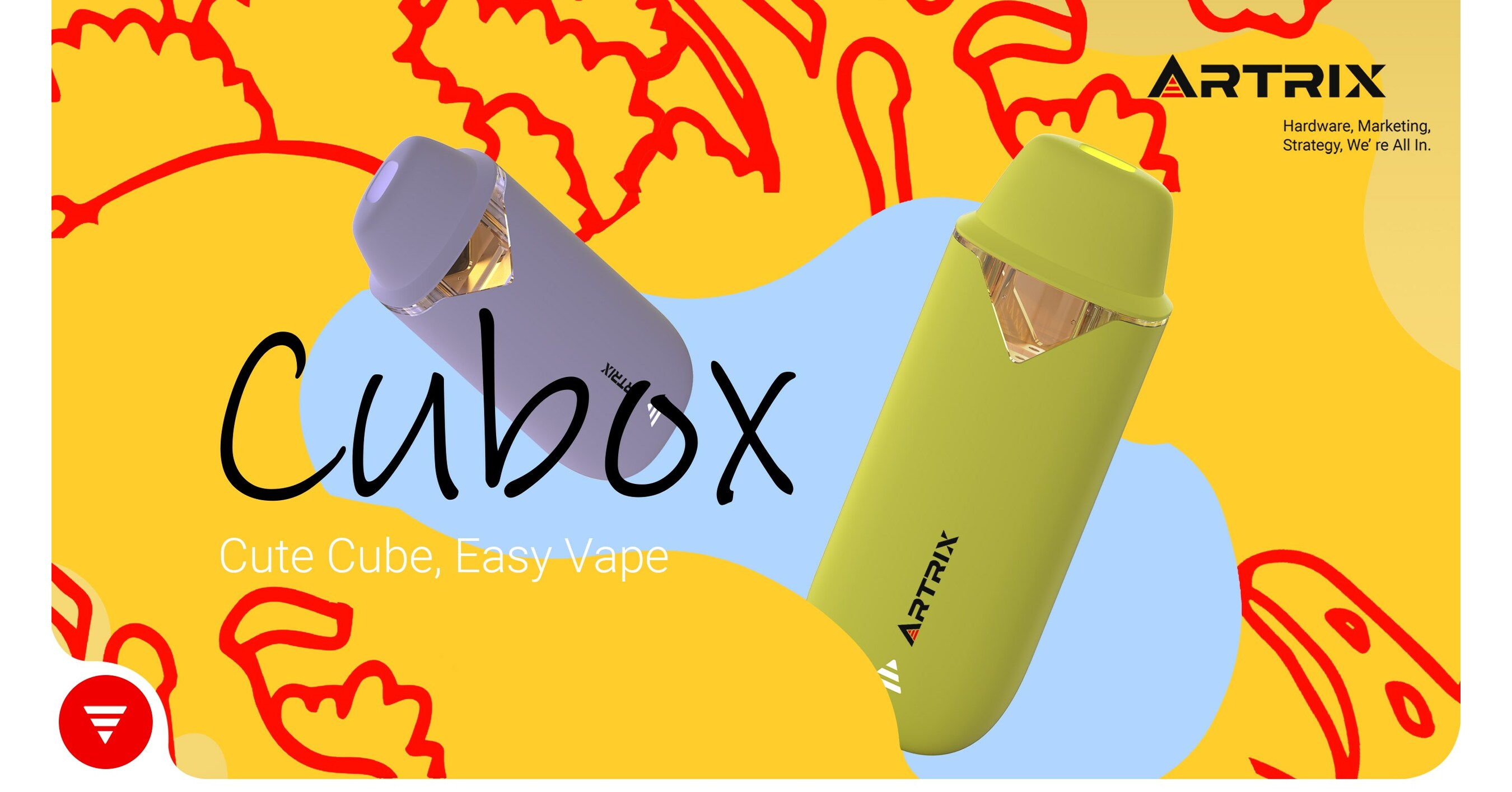 Artrix Launches Cubox to Lead the New Wave of Box-Like Disposable Cannabis Vape Market