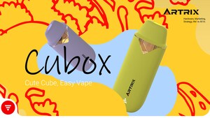 Artrix Launches Cubox to Lead the New Wave of Box-Like Disposable Cannabis Vape Market