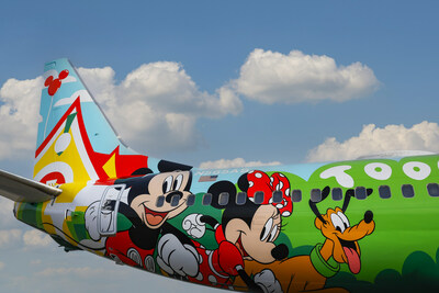 The special-edition aircraft features the return of Mickey Mouse on an Alaska Airlines plane since he made his debut on the carrier's fleet eight years ago.