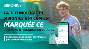 SIBIONICS franchit une étape importante : l'obtention du marquage CE pour son système révolutionnaire de surveillance continue du glucose GS1