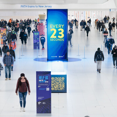 Abbott kicks off its new campaign 'Countdown at a Crossroads,' for National Diabetes Awareness Month by taking over the Oculus Center in New York City with a captivating, animated installation featuring the faces impacted by diabetes.