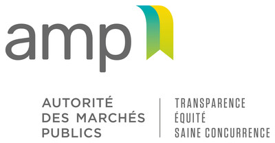 Logo de l'Autorit des marchs publics (Groupe CNW/Autorit des marchs publics)