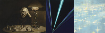 Charles Gill, Le Problème d’échecs, 1904. Collection of the MNBAQ, Purchase (1955.118) Photo: MNBAQ // Rita Letendre, Midnight Light, 1970. Collection of the MNBAQ, Purchase (1971.73) © Estate of Rita Letendre Photo: MNBAQ // Dennis Ekstedt, Delerium No. 1, 2008. MNBAQ, Purchase for the Prêt d’œuvres d’art du MNBAQ collection (CP.2012.101) Photo: MNBAQ (CNW Group/Musée national des beaux-arts du Québec) Charles Gill, Le Problème d’échecs, 1904. Collection of the MNBAQ, Purchase (1955.118) Photo: MNBAQ // Rita Letendre, Midnight Light, 1970. Collection of the MNBAQ, Purchase (1971.73) © Estate of Rita Letendre Photo: MNBAQ // Dennis Ekstedt, Delerium No. 1, 2008. MNBAQ, Purchase for the Prêt d’œuvres d’art du MNBAQ collection (CP.2012.101) Photo: MNBAQ (CNW Group/Musée national des beaux-arts du Québec)