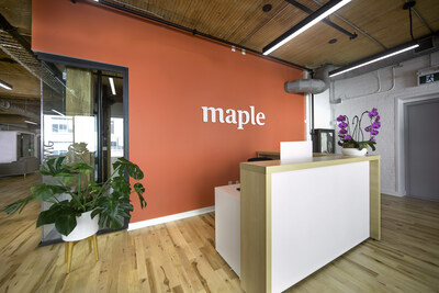 Maple's Toronto headquarters. Photo credit: Nicola Betts, 2023. (CNW Group/Maple Corporation)