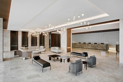 Wyndham announced the new Wyndham Grand Ijin Busan in South Korea, the first for the brand in the country. Pictured here is the beautiful lobby and common area, showcasing the hotel’s sophisticated design.