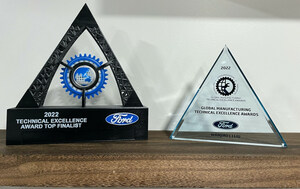 Compass Systems Receives Ford Motor Company Technical Excellence Award for Its Electrostatic Lubrication System