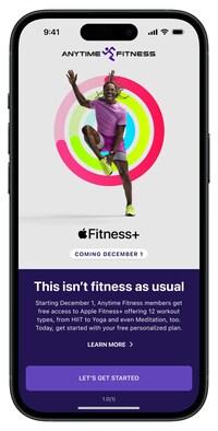 Anytime Fitness teaming up with Apple Fitness+ to offer members an