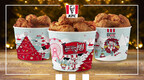 ¡KFC tiene la receta secreta para la alegría en estas fiestas: NUEVAS Cubetas Festivas y la Colección Festiva de la KFC Shop!
