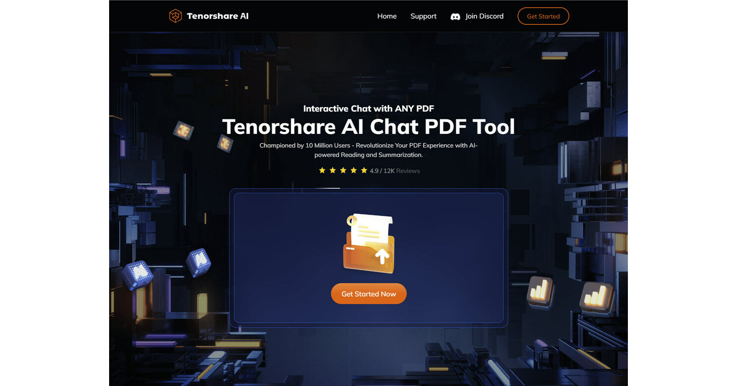 Tenorshare AI Chat PDF Tool - Your Best Chat PDF AI Choice