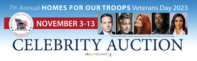 Homes For Our Troops 7th Annual Veterans Day Celebrity Auction hosted by Jake Tapper, George Clooney, Wynonna Judd, Don Cheadle and Mindy Kaling