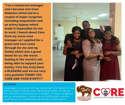 Children of Restaurant Employees (CORE) provides assistance in all 50 states, D.C., and Puerto Rico.