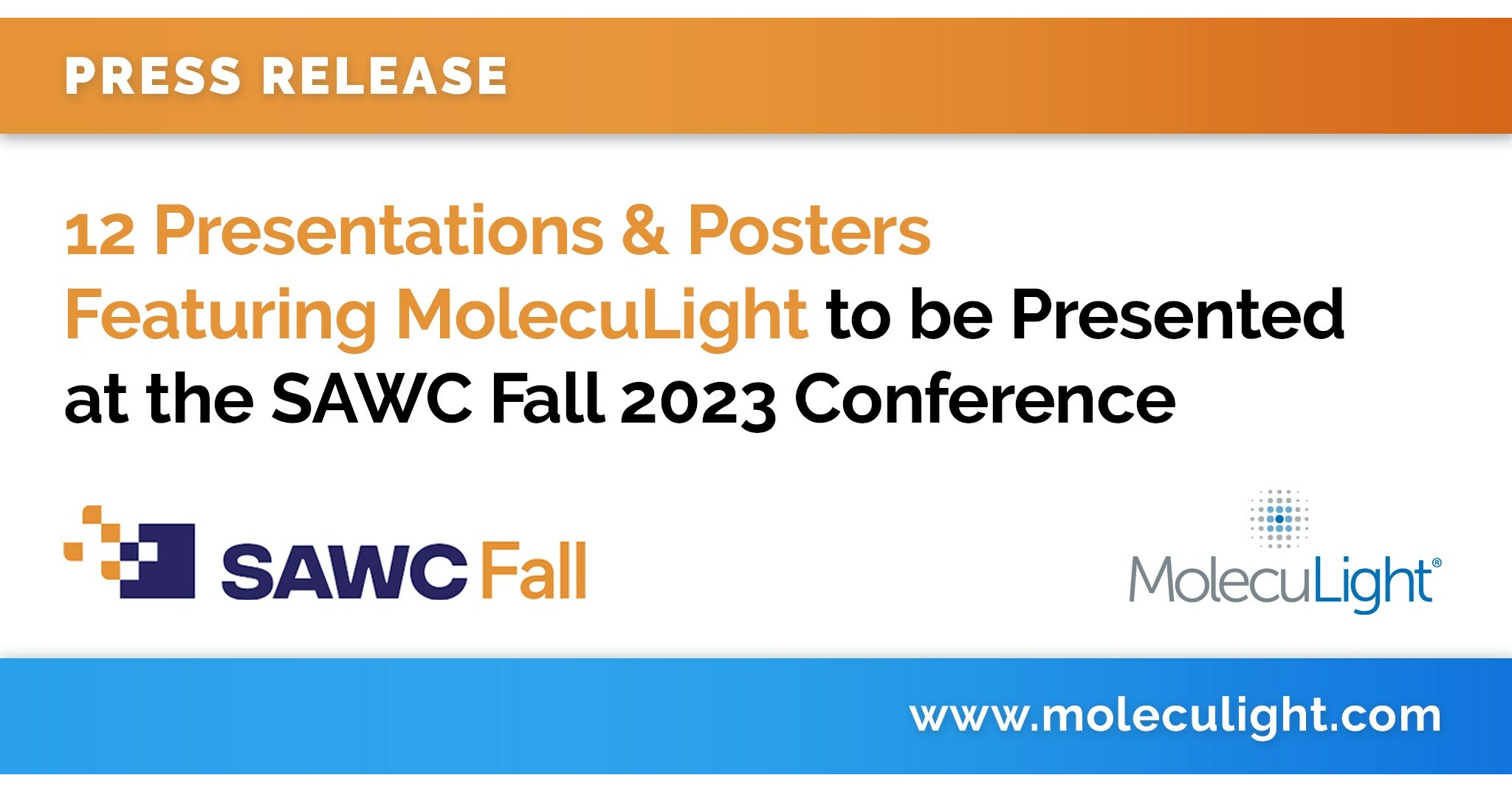 12 Posters and Presentations Featuring MolecuLight to be Presented at