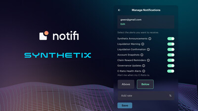 Notifi Brings Real-Time Alerts to Synthetix’s Liquidity Layer