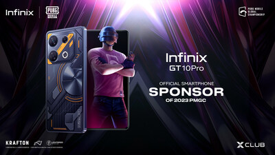 Infinix GT 10Pro Official Smartphone Sponsor of 2023 PMGC