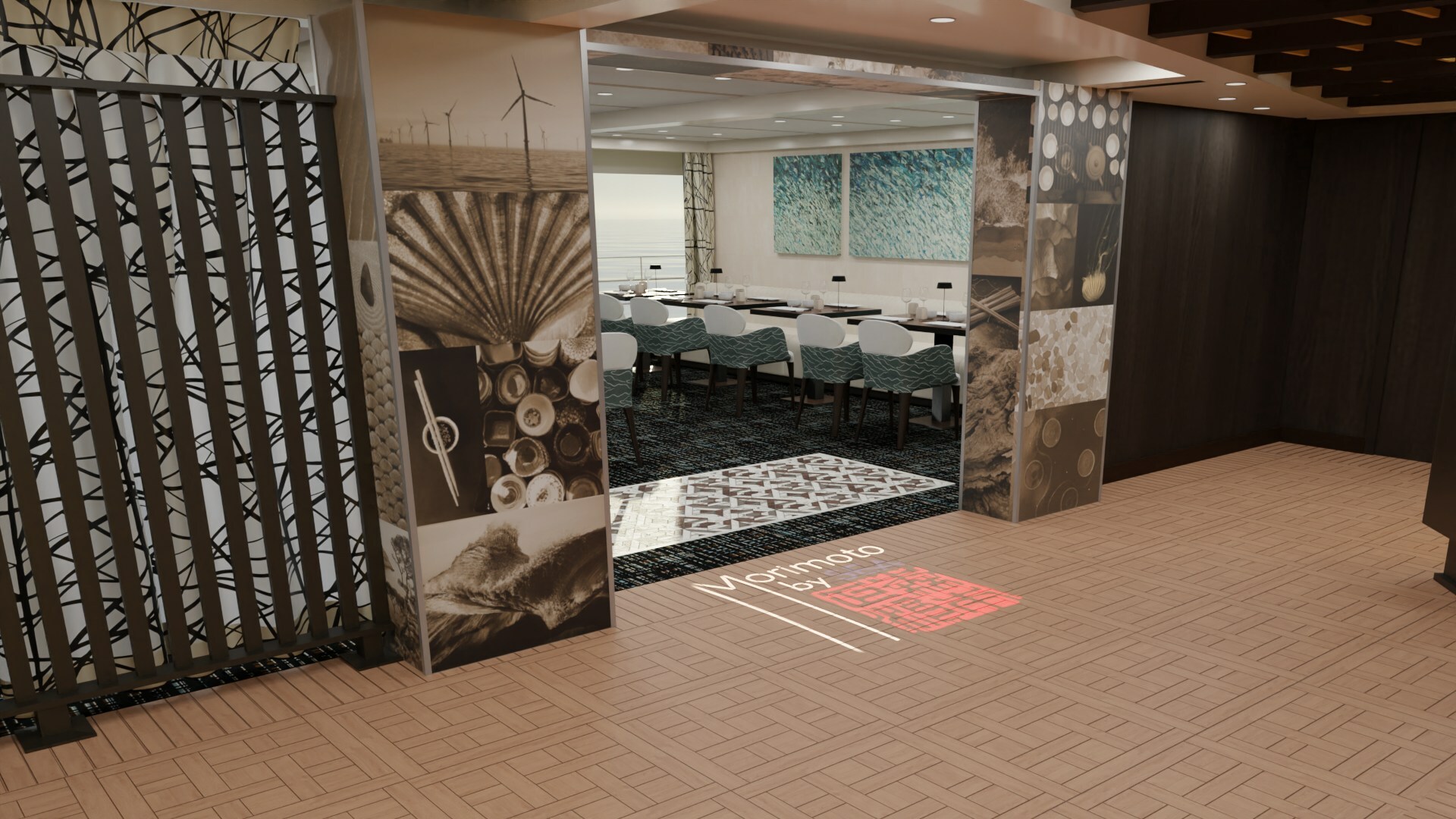 Holland America Line to open permanent restaurant by world-renowned chef Masaharu Morimoto aboard Nieuw Amsterdam. 'Morimoto By Sea' will be the chef's first nightly restaurant on a cruise ship  (Image at LateCruiseNews.com - November 2023)