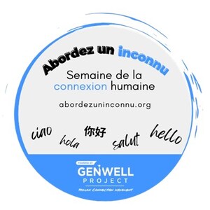 Il n'y a pas de mal à parler à des étrangers -- découvrez pourquoi GenWell Project encourage les Canadiens à avoir ce genre d'interaction au cours de la semaine Abordez un inconnu