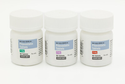 Pitavastatin Tablets in 1 mg, 2 mg, and 4 mg strengths. Upsher-Smith Laboratories, LLC