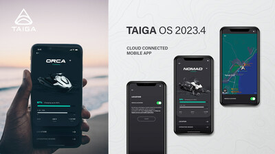 La nouvelle application infonuagique de Taiga offre une expérience améliorée aux propriétaires de véhicules électriques (Groupe CNW/Taiga Motors Corporation)