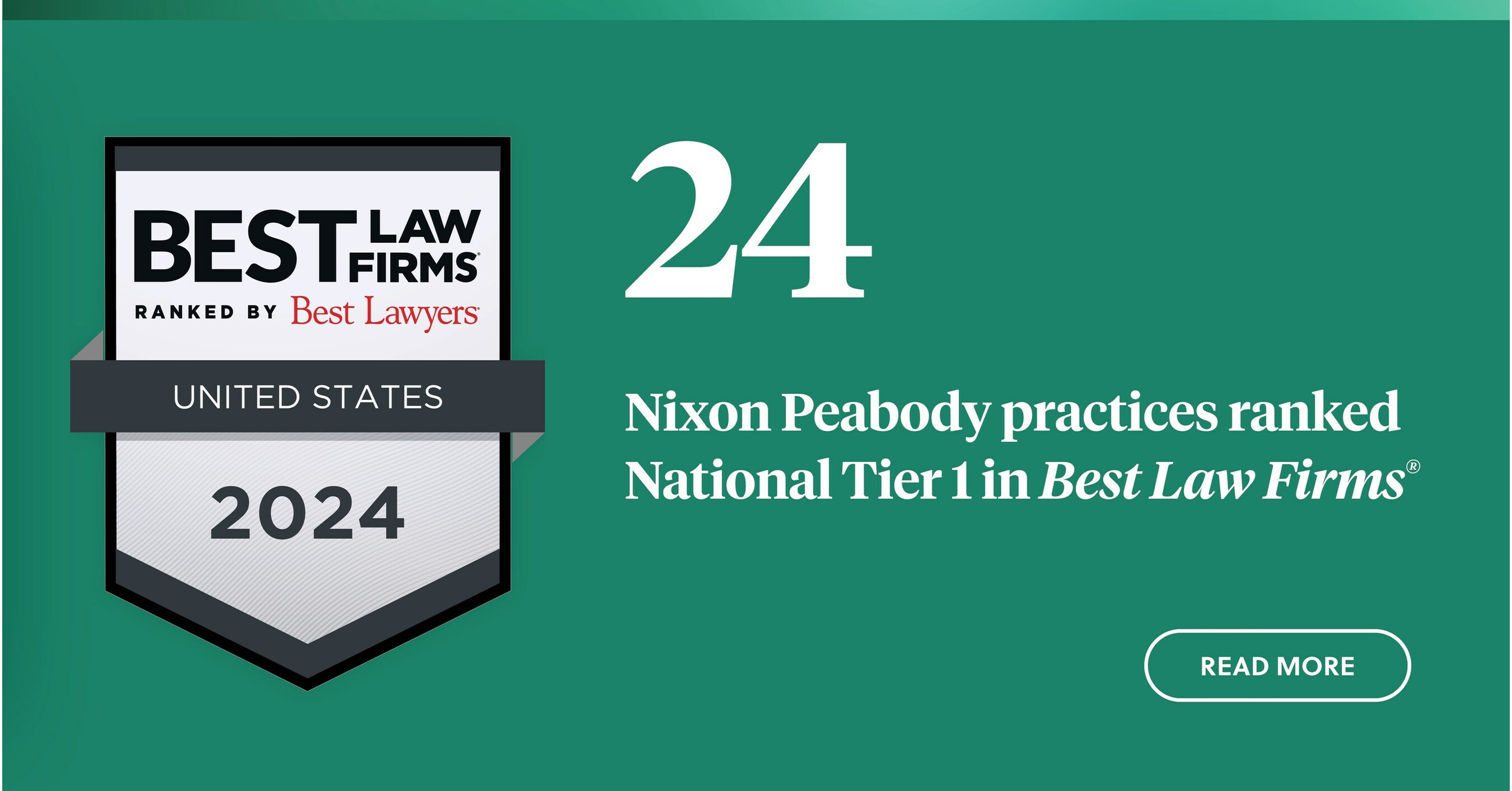 2024 Best Law Firms® ranks 24 Nixon Peabody practices National Tier 1