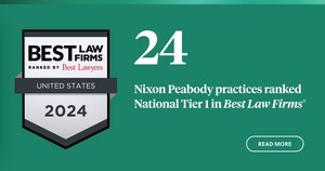 2024 Best Law Firms® ranks 24 Nixon Peabody practices National Tier 1