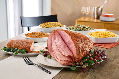 Honey Baked Ham & Turkey Feast - a delicious complete meal for your Thanksgiving celebration