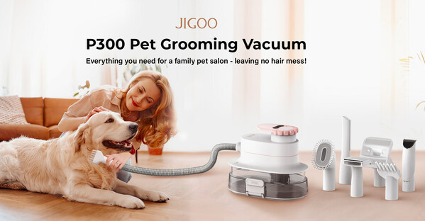 JIGOO P300 Pet Grooming Vacuum Cleaner