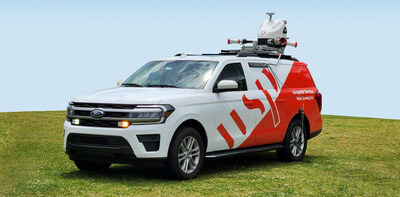 WSP’s state-of-the-art LiDAR vehicle, paired with the RIEGL VMX 2HA Mobile Scanning System. (CNW Group/wsp usa)