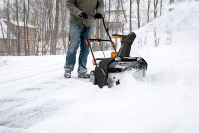 Worx cordless best sale snow shovel