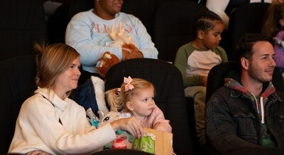 “I ‘lub’ Glisten” from three-year-old attendee at the St. Louis private showing of Glisten and the Merry Mission.