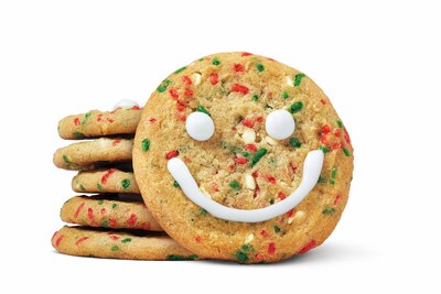 Tim Hortons dvoile aujourd'hui sa toute premire campagne nationale du biscuit sourire des ftes, dont 100 % des recettes seront verses  des organismes caritatifs et communautaires locaux ainsi qu'aux Camps de la Fondation Tim Hortons (Groupe CNW/Tim Hortons)