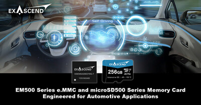 The Exascend EM500 E MMC MicroSD500 Memory Cards Meet Rising 