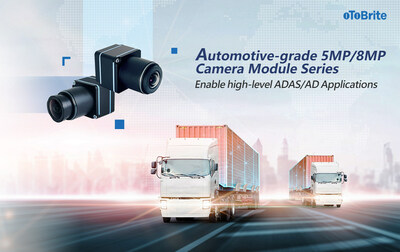 5MP/8MP camera modules for ADAS/AD application (PRNewsfoto/oToBrite Electronics, Inc.)