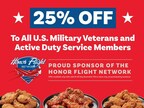 Saluting the Nation's Heroes, bb.q Chicken Commemorates Veterans Day with 25% Discount for U.S. Military Veterans and Active Duty Servicemembers
