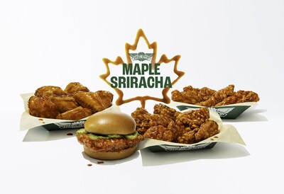 Wingstop added Maple Sriracha to its flavor roster for a limited time today, with the perfect, unexpected pairing of sweet and heat.
