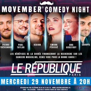 Movember Comedy Night : Une Soirée Engagée et Pleine d'Humour