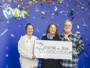 55 000 000 $ au Lotto Max - Un couple de l'Estrie remporte le gros lot le soir de l'Halloween