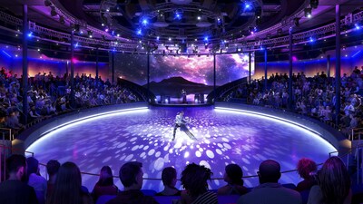In the reimagined Royal Promenade on Icon of the Seas, there is Royal Caribbean’s largest and boldest ice arena to date. Every seat is the best seat in the house in the new Absolute Zero, where cutting-edge technology and Olympic-level ice skaters merge to bring showstopping entertainment to life.