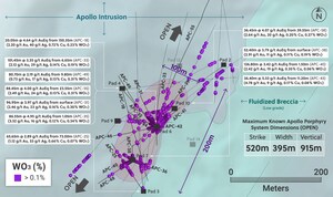 Collective Mining Discovers High-Grade Tungsten Mineralization in the Shallow Portion of the Guayabales Project's Apollo System