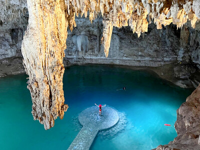 Cenote Suytun in Mexico's Yucatn, the #1 place to travel in 2024 according to Travel Lemming