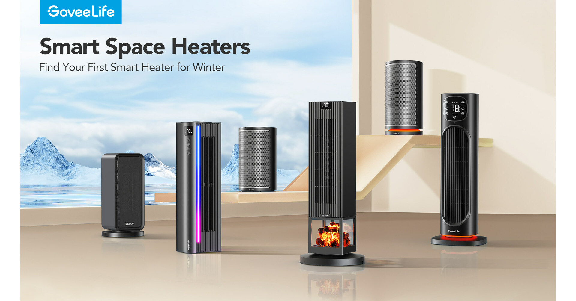 Govee Smart Portable Electric Space Heater - Govee