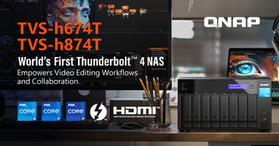 QNAP Thunderbolt™ 4 NAS - Unparalleled performance, reliability, and versatility in data management to revolutionize the way creative professionals work with their media projects