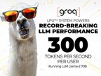 Groq Sets New Large Language Model Performance Record of 300 Tokens per Second per User on Meta AI Foundational LLM, Llama-2 70B