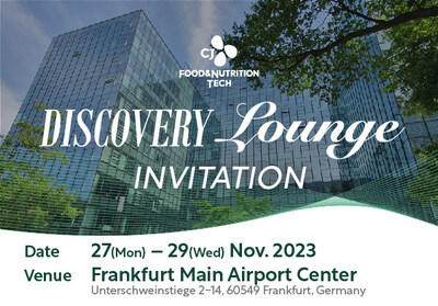  CJ Europe to showcase New Food and Nutrition Solutions at CJ FNT Discovery Lounge in Frankfurt