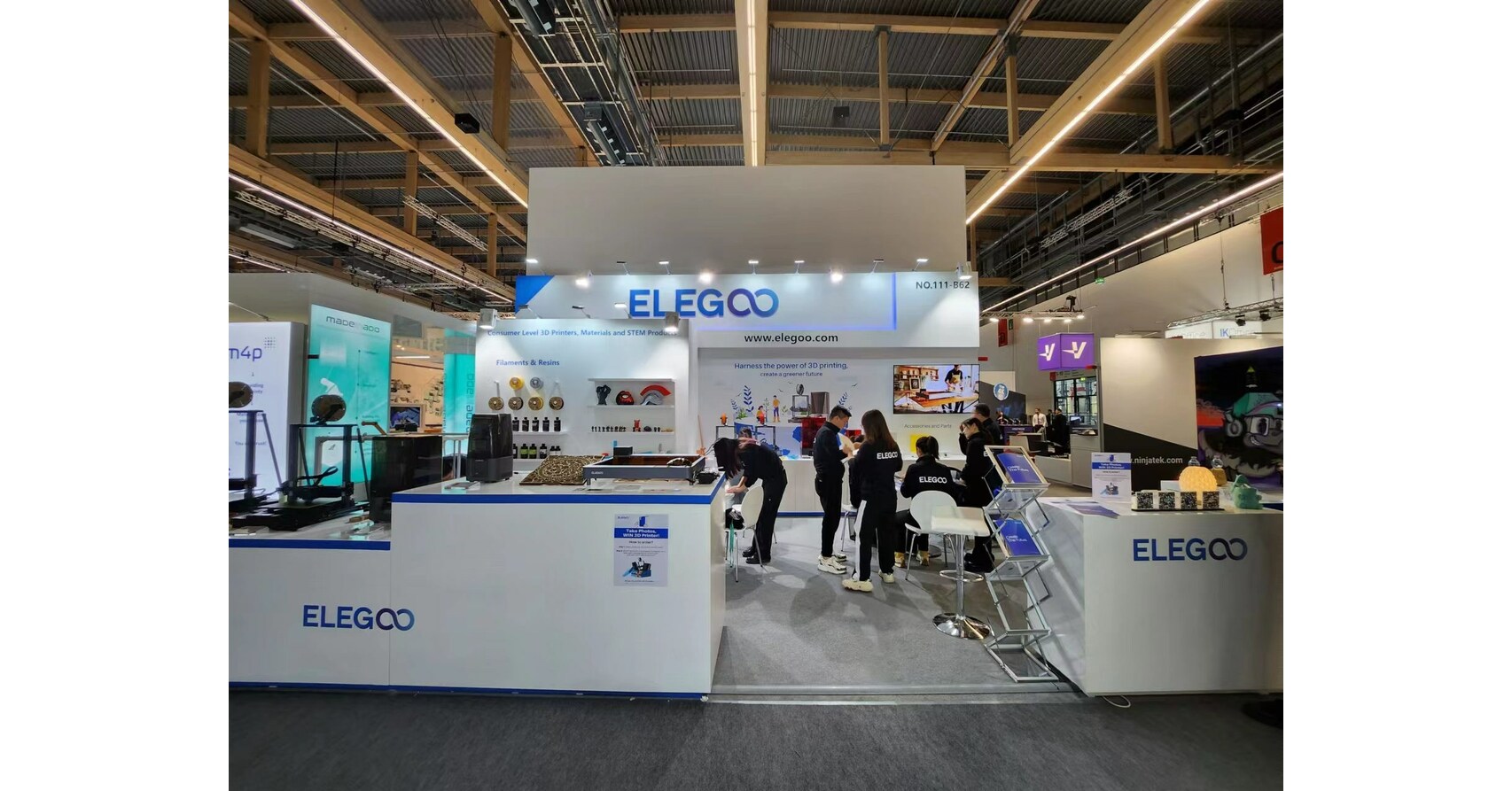 ELEGOO Debuts at TCT Asia 2023 with its First Large FDM Industrial