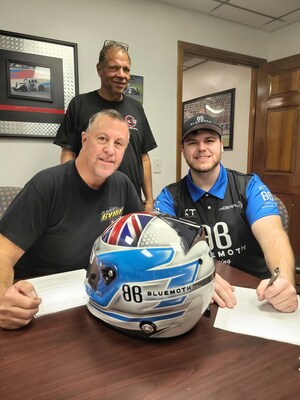 Keenan Tully signs NASCAR deal with Mark Reedy Motorsports, representing his brand unDEAFeated and main partner, BLUEMTOH Hearing.