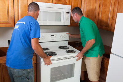 A Whirlpool stove is installed in a Habitat for Humanity home in Florida.