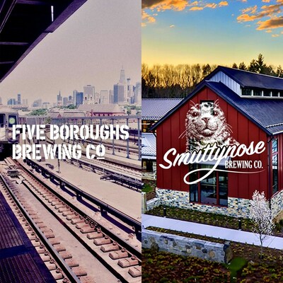 FIVE BOROUGHS BREWING CO. AND SMUTTYNOSE BREWING CO. ARE JOINING FORCES UNDER THE OWNERSHIP OF FINESTKIND BREWING LLC