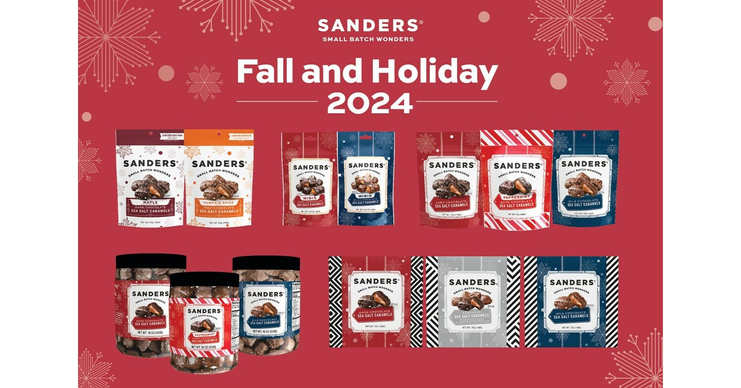 Sanders® Candy Unveils Fall and Holiday LimitedRelease Seasonal Treats